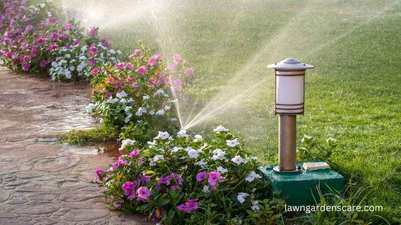 Garden Hose and Sprinkler System